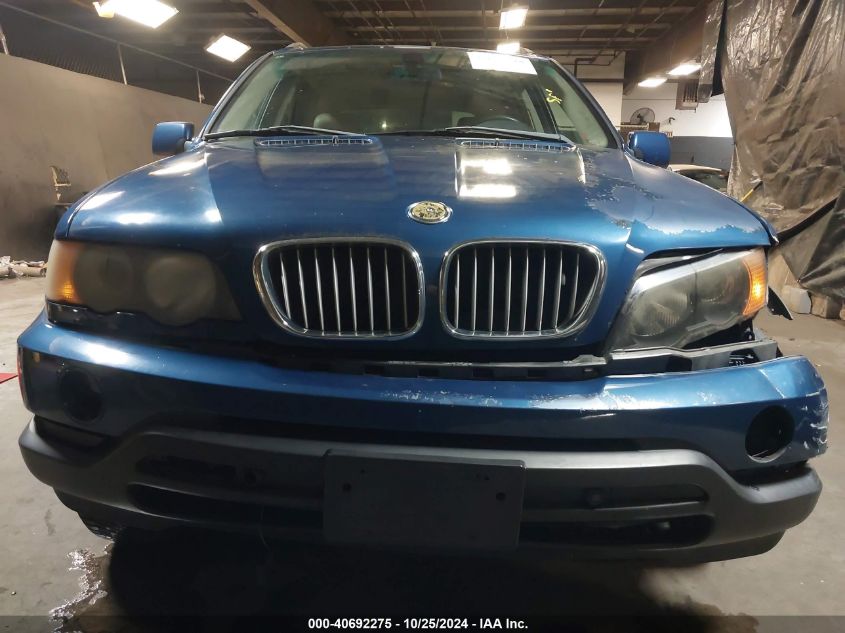 2002 BMW X5 4.4I VIN: 5UXFB33572LH35946 Lot: 40692275