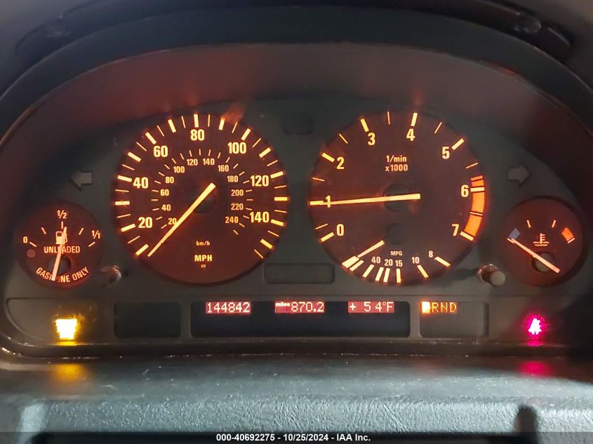 2002 BMW X5 4.4I VIN: 5UXFB33572LH35946 Lot: 40692275