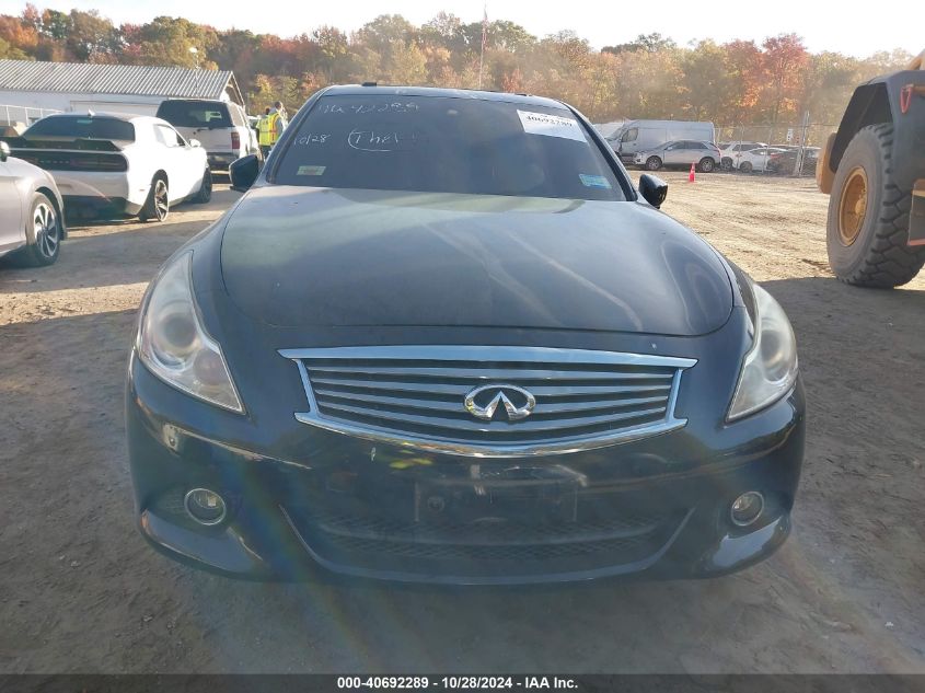 2012 Infiniti G37X VIN: JN1CV6AR4CM681021 Lot: 40692289