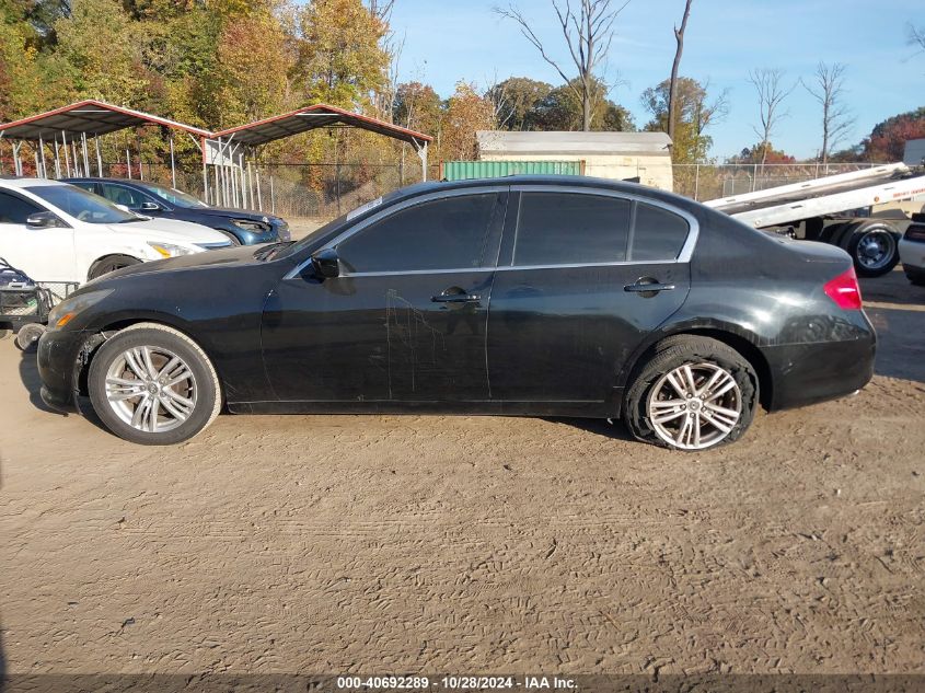 2012 Infiniti G37X VIN: JN1CV6AR4CM681021 Lot: 40692289