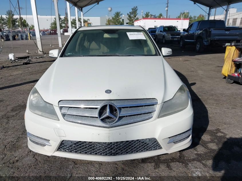 2012 Mercedes-Benz C 250 250 VIN: WDDGF4HB9CR240325 Lot: 40692292