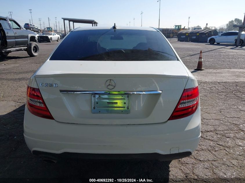 2012 Mercedes-Benz C 250 250 VIN: WDDGF4HB9CR240325 Lot: 40692292