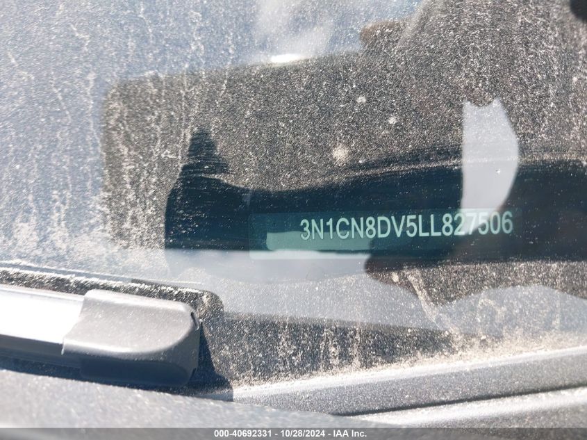 2020 NISSAN VERSA S XTRONIC CVT - 3N1CN8DV5LL827506