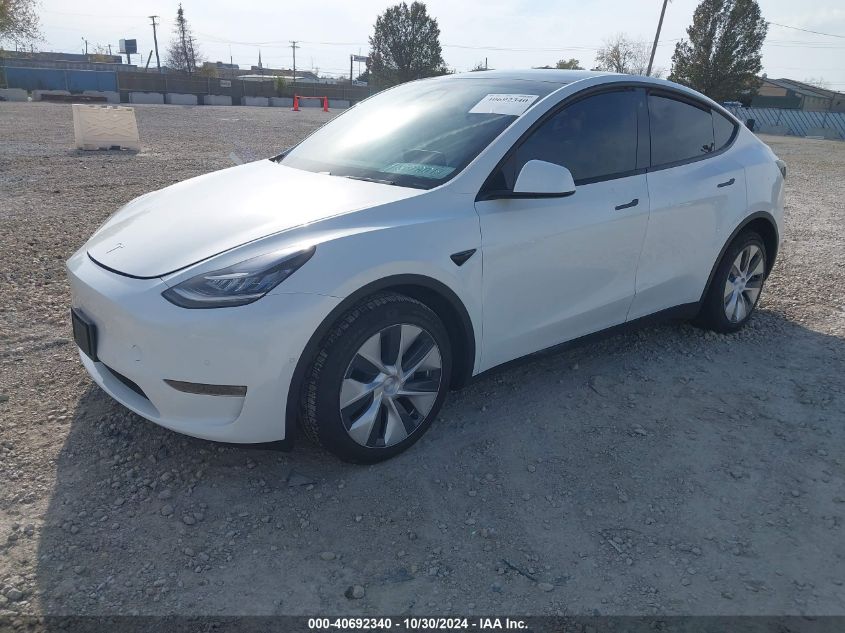 2020 TESLA MODEL Y LONG RANGE DUAL MOTOR ALL-WHEEL DRIVE - 5YJYGDEE4LF026939