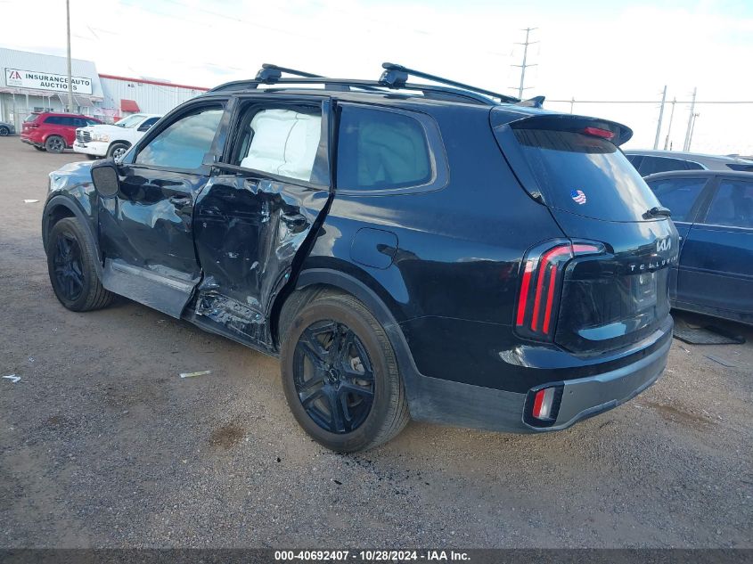 VIN 5XYP3DGC3PG340065 2023 KIA Telluride, Ex X-Line no.3