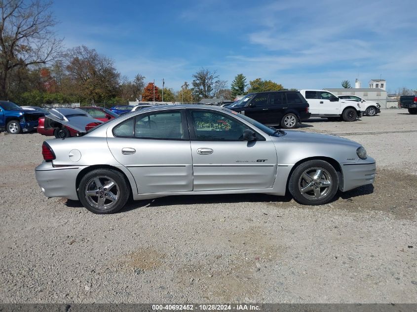 2001 Pontiac Grand Am Gt VIN: 1G2NW52E21C144809 Lot: 40692452