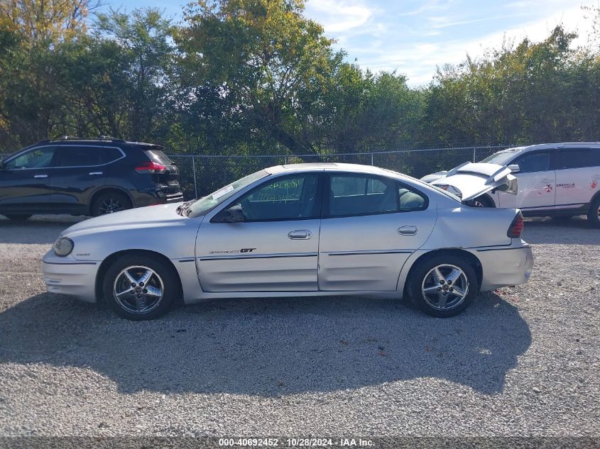 2001 Pontiac Grand Am Gt VIN: 1G2NW52E21C144809 Lot: 40692452