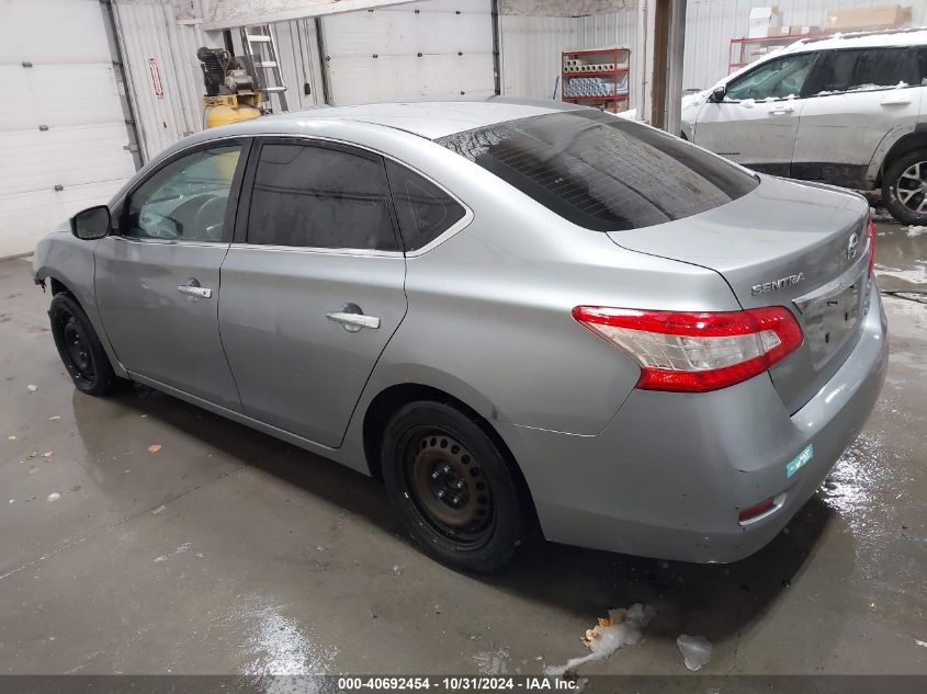 2013 Nissan Sentra Sv VIN: 3N1AB7AP2DL713478 Lot: 40692454