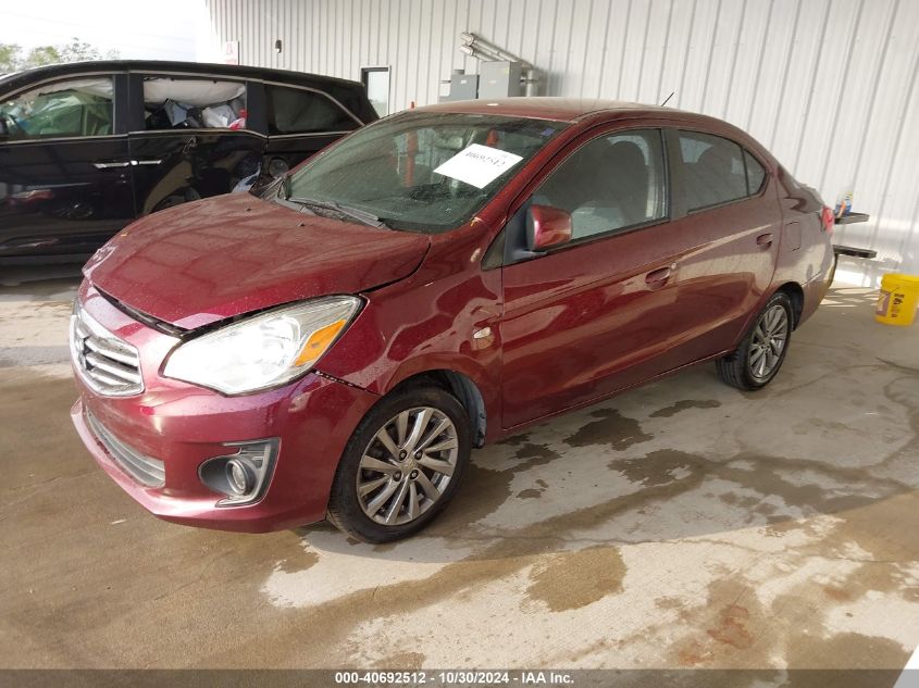 VIN ML32F3FJ2JHF10500 2018 MITSUBISHI MIRAGE G4 ES