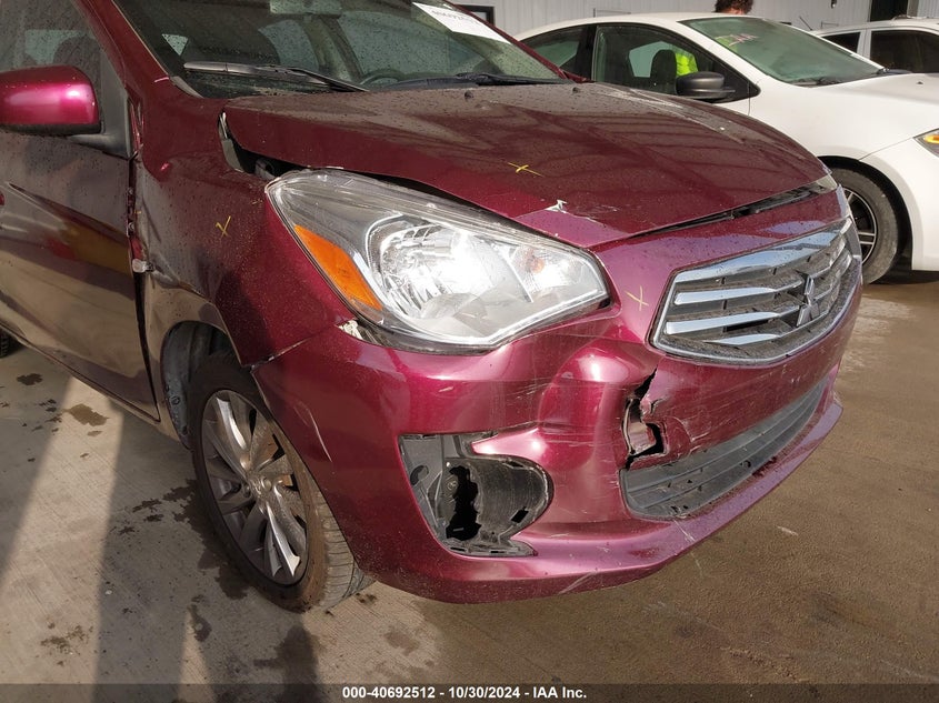 VIN ML32F3FJ2JHF10500 2018 MITSUBISHI MIRAGE G4 ES