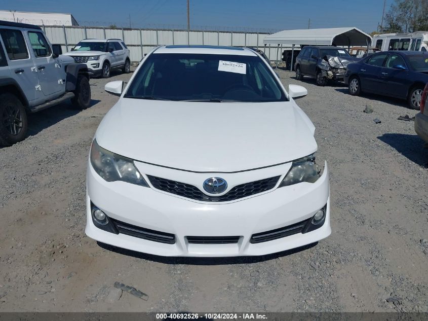 2012 Toyota Camry Se VIN: 4T1BF1FK9CU538548 Lot: 40692526