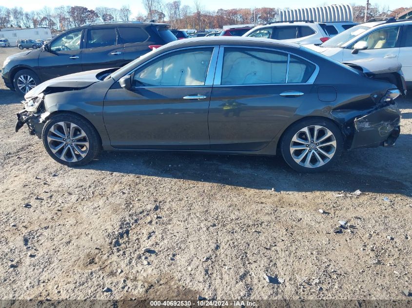 2013 Honda Accord Sport VIN: 1HGCR2F57DA225440 Lot: 40692530