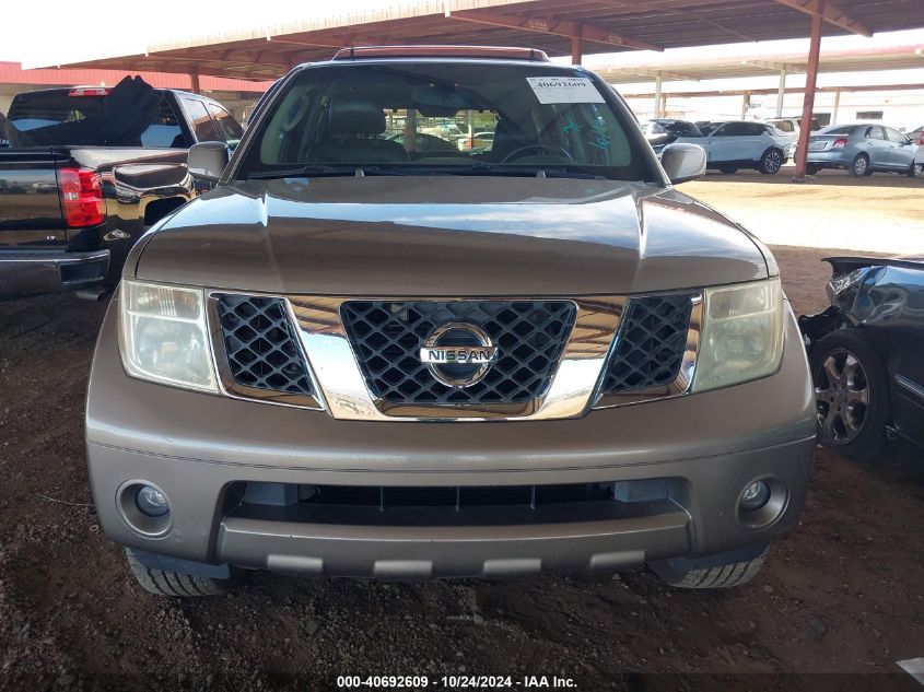 2007 Nissan Pathfinder Le VIN: 5N1AR18U37C632292 Lot: 40692609