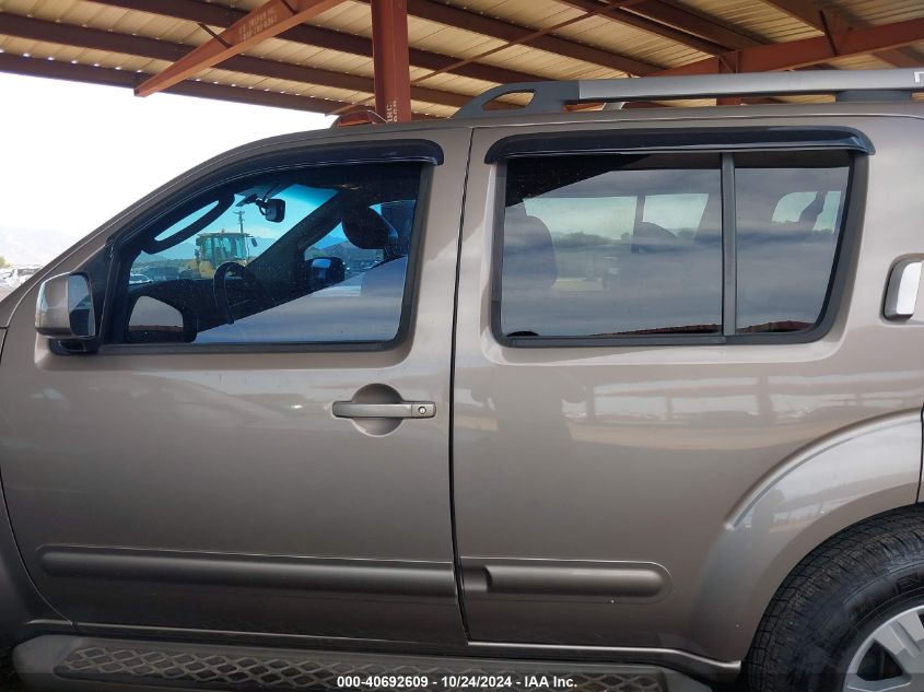 2007 Nissan Pathfinder Le VIN: 5N1AR18U37C632292 Lot: 40692609