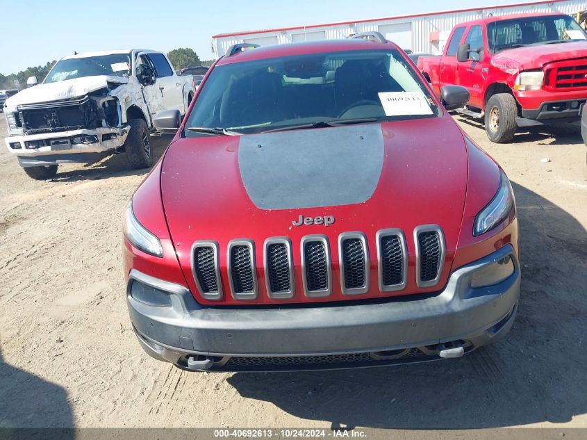 2014 Jeep Cherokee Trailhawk VIN: 1C4PJMBSXEW172977 Lot: 40692613