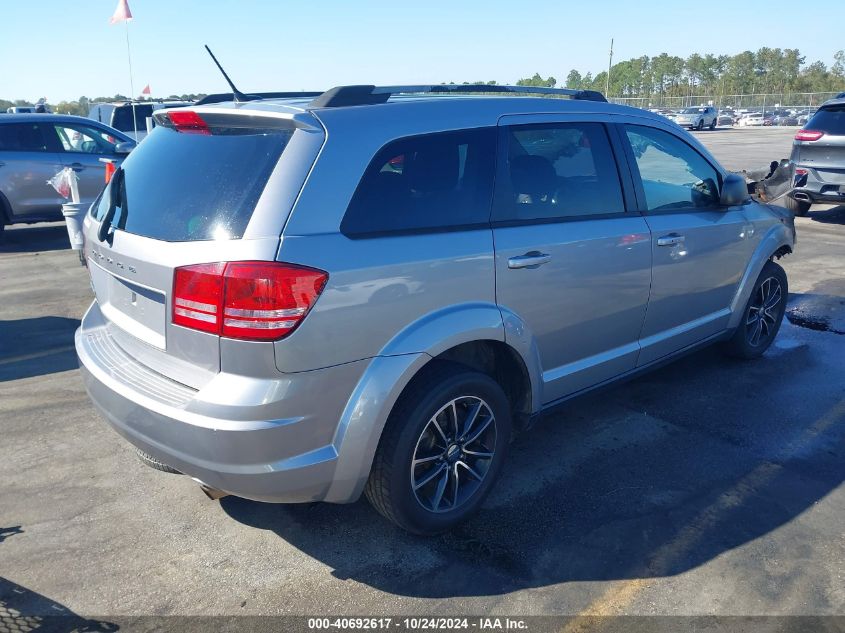 2017 Dodge Journey Se VIN: 3C4PDCAB4HT662103 Lot: 40692617