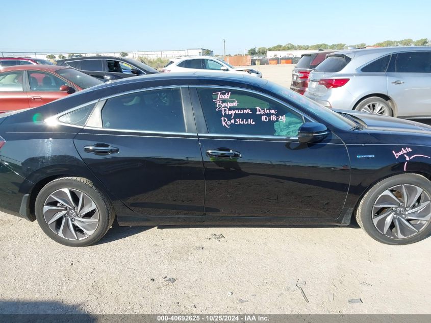 2022 Honda Insight Touring VIN: 19XZE4F96NE005109 Lot: 40692625