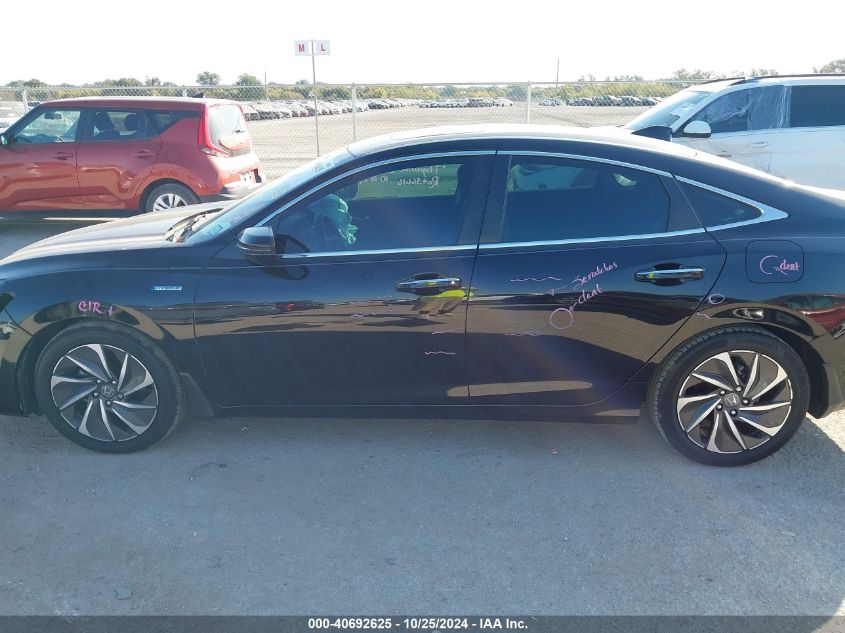 2022 Honda Insight Touring VIN: 19XZE4F96NE005109 Lot: 40692625