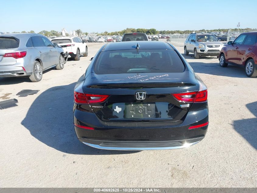 2022 Honda Insight Touring VIN: 19XZE4F96NE005109 Lot: 40692625