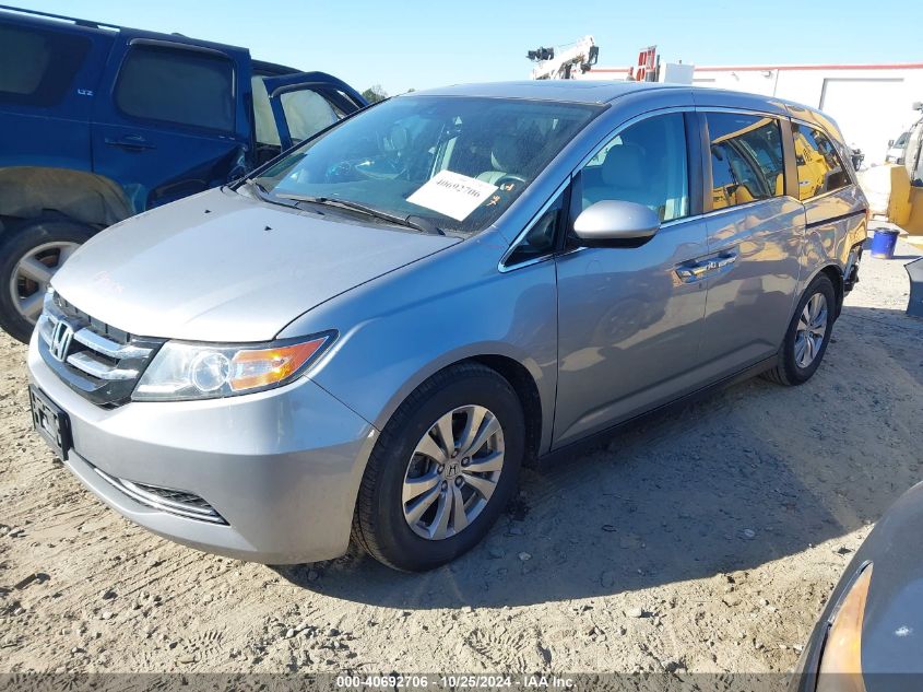 VIN 5FNRL5H62GB091904 2016 HONDA ODYSSEY no.2