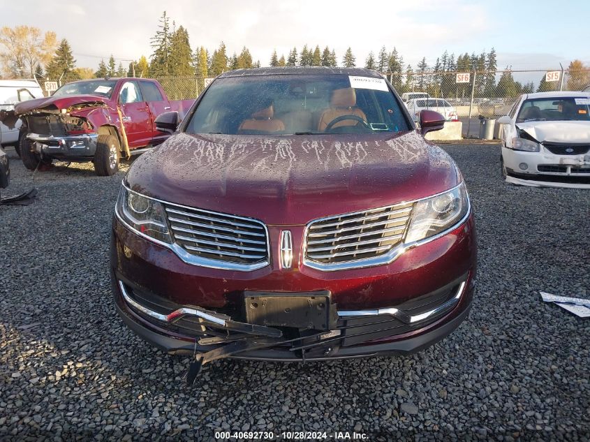 2018 Lincoln Mkx Reserve VIN: 2LMPJ8LR0JBL40141 Lot: 40692730