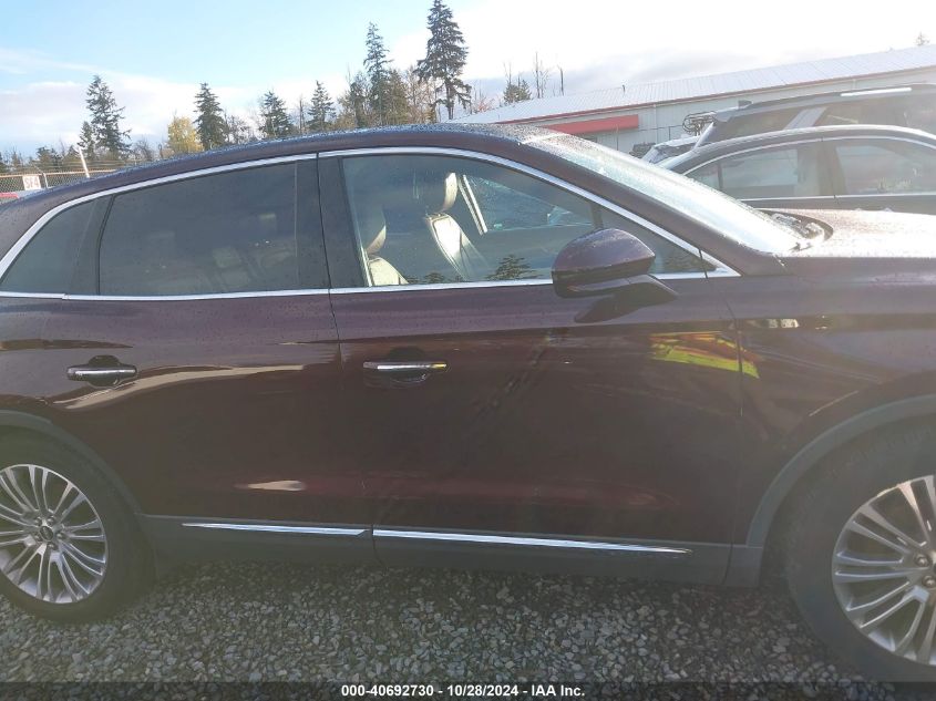 2018 Lincoln Mkx Reserve VIN: 2LMPJ8LR0JBL40141 Lot: 40692730