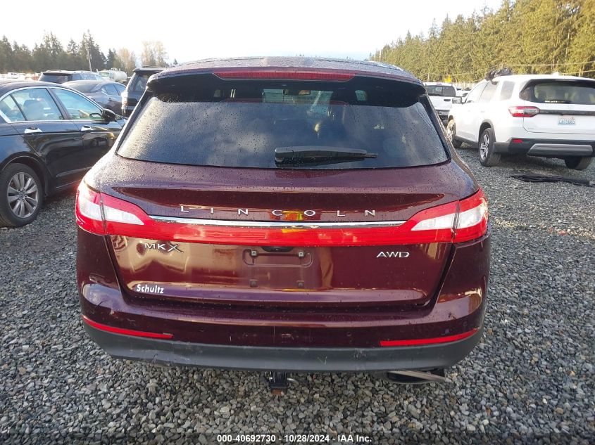 2018 Lincoln Mkx Reserve VIN: 2LMPJ8LR0JBL40141 Lot: 40692730