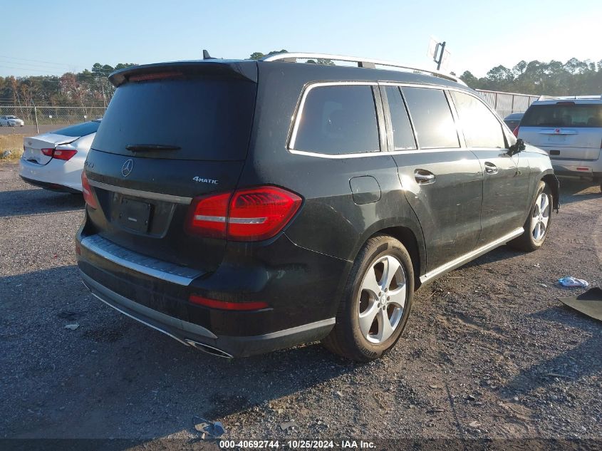 2017 Mercedes-Benz Gls 450 4Matic VIN: 4JGDF6EE9HA903840 Lot: 40692744