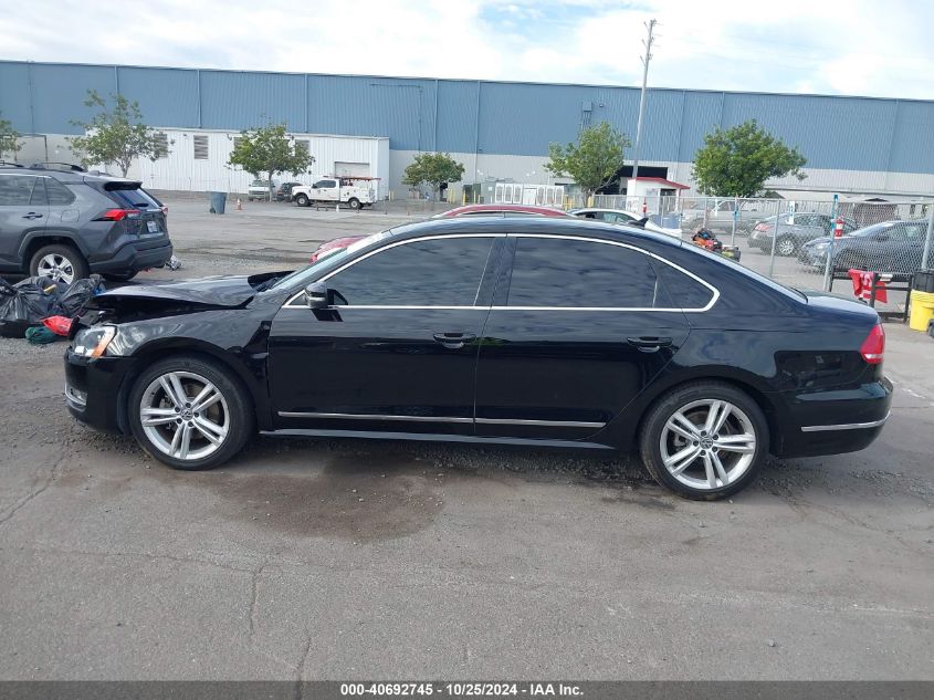 2014 Volkswagen Passat 1.8T Sel Premium VIN: 1VWCT7A30EC070347 Lot: 40692745