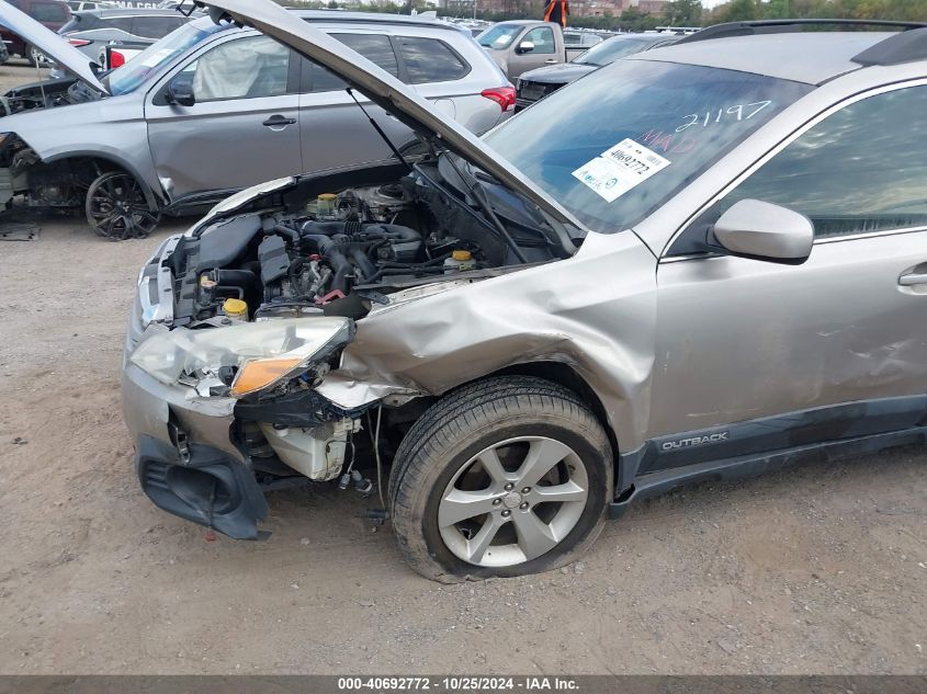 2014 Subaru Outback 2.5I Premium VIN: 4S4BRBCC6E3221197 Lot: 40692772