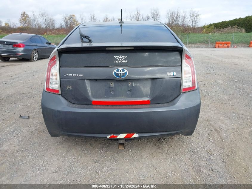 2013 Toyota Prius Three VIN: JTDKN3DU6D1674890 Lot: 40692781