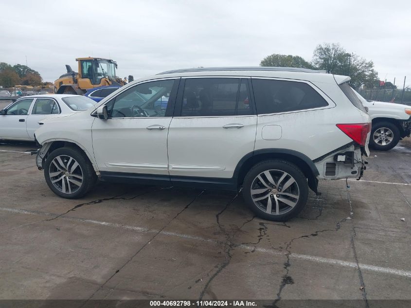 2016 Honda Pilot Elite VIN: 5FNYF6H04GB016156 Lot: 40692798