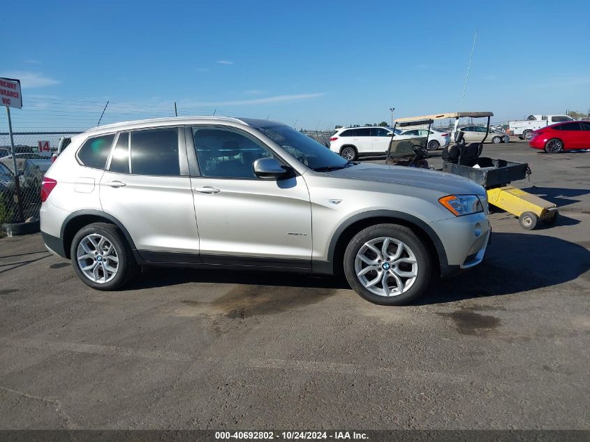 2014 BMW X3 xDrive35I VIN: 5UXWX7C56E0K31125 Lot: 40692802