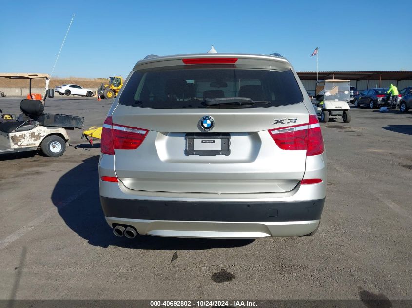 2014 BMW X3 xDrive35I VIN: 5UXWX7C56E0K31125 Lot: 40692802