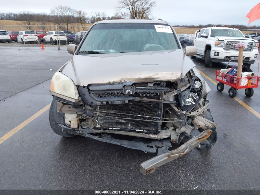 2004 Honda Pilot Exl VIN: 2HKYF18694H548779 Lot: 40692821