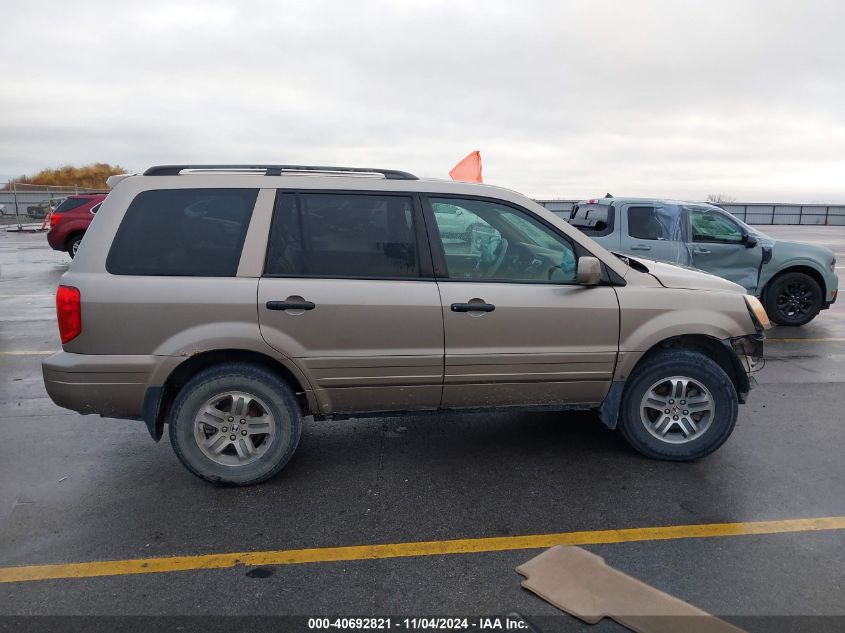 2004 Honda Pilot Exl VIN: 2HKYF18694H548779 Lot: 40692821