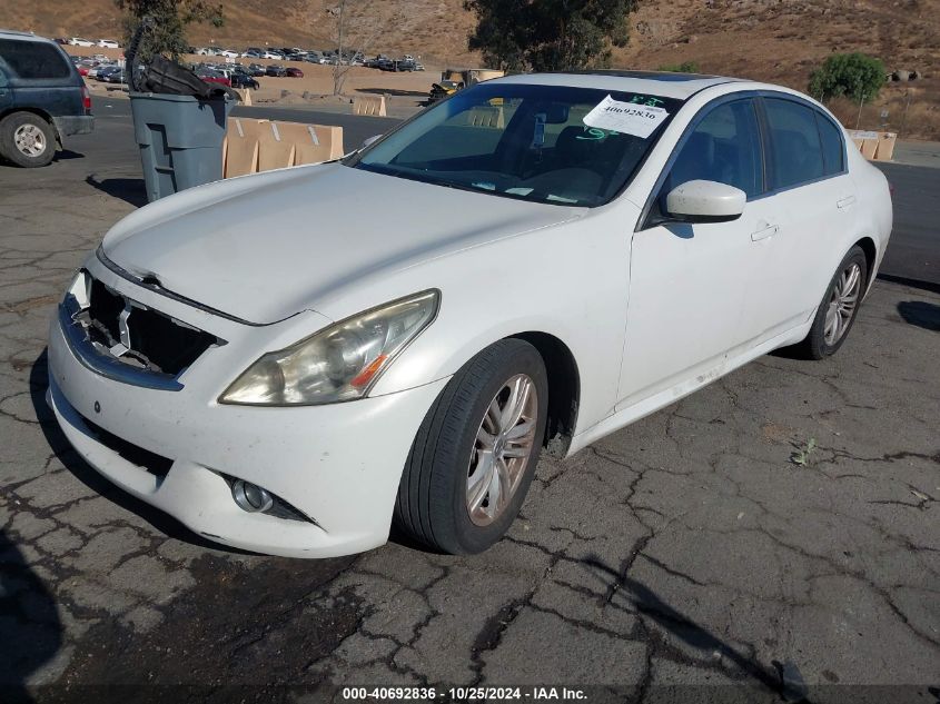 2013 Infiniti G37 Journey VIN: JN1CV6AP9DM304958 Lot: 40692836