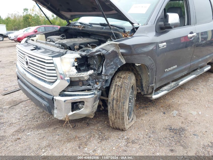 2014 Toyota Tundra Limited 5.7L V8 VIN: 5TFHW5F16EX402022 Lot: 40692856