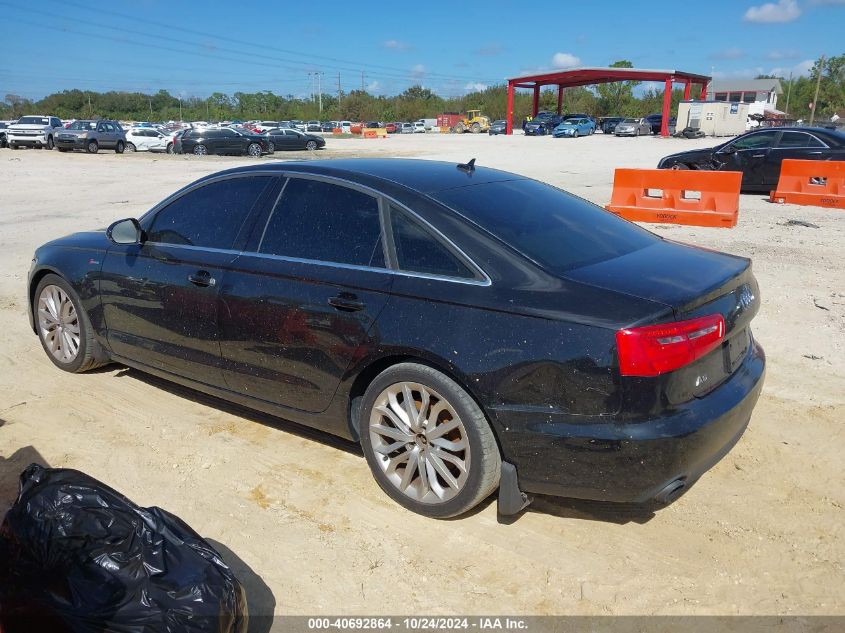 2012 Audi A6 3.0 Premium VIN: WAUGGAFC3CN169337 Lot: 40692864