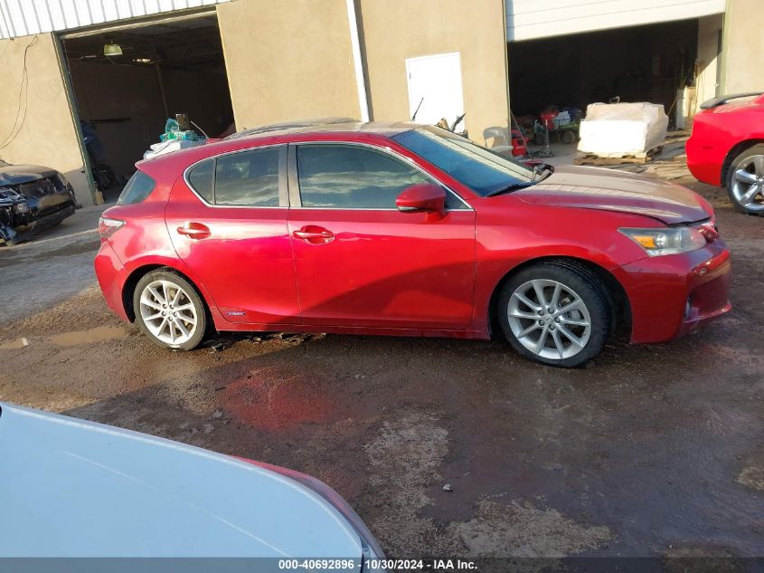 2012 Lexus Ct 200H Premium VIN: JTHKD5BH1C2060485 Lot: 40692896