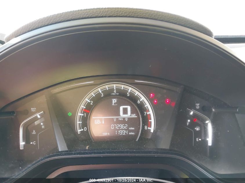 2019 Honda Cr-V Lx VIN: 2HKRW6H37KH200030 Lot: 40692901