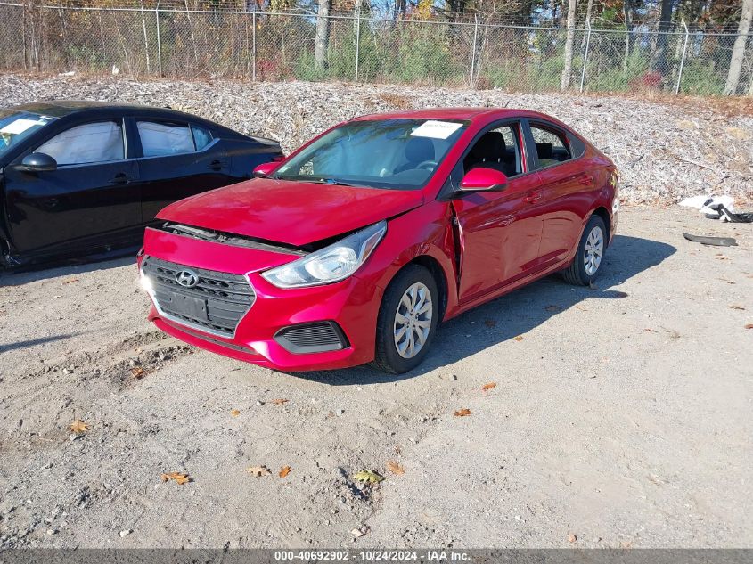 VIN 3KPC24A34JE012734 2018 Hyundai Accent, SE no.2