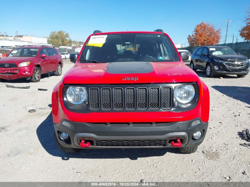 2019 Jeep Renegade Trailhawk 4X4 VIN: ZACNJBC10KPK12684 Lot: 40692916