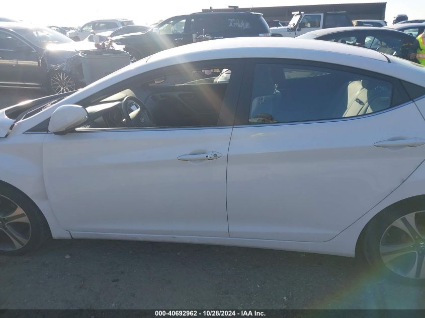 2016 Hyundai Elantra Sport VIN: KMHDH4AH2GU531298 Lot: 40692962