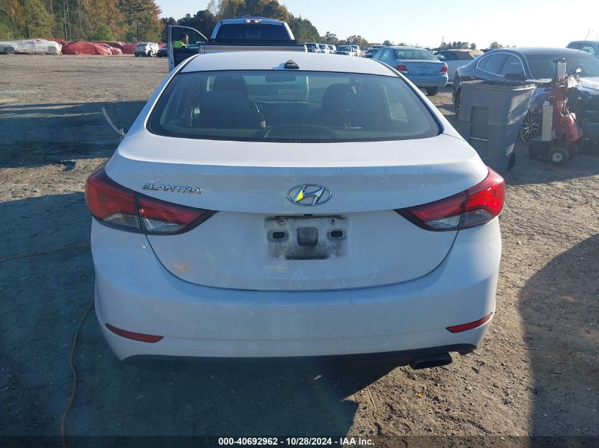 2016 Hyundai Elantra Sport VIN: KMHDH4AH2GU531298 Lot: 40692962