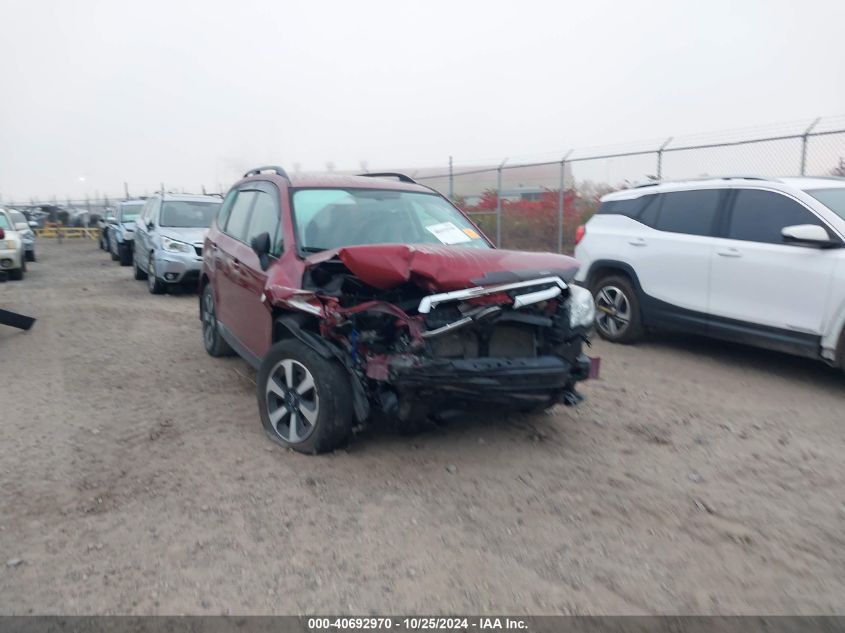 2018 Subaru Forester 2.5I VIN: JF2SJABC0JH607166 Lot: 40692970