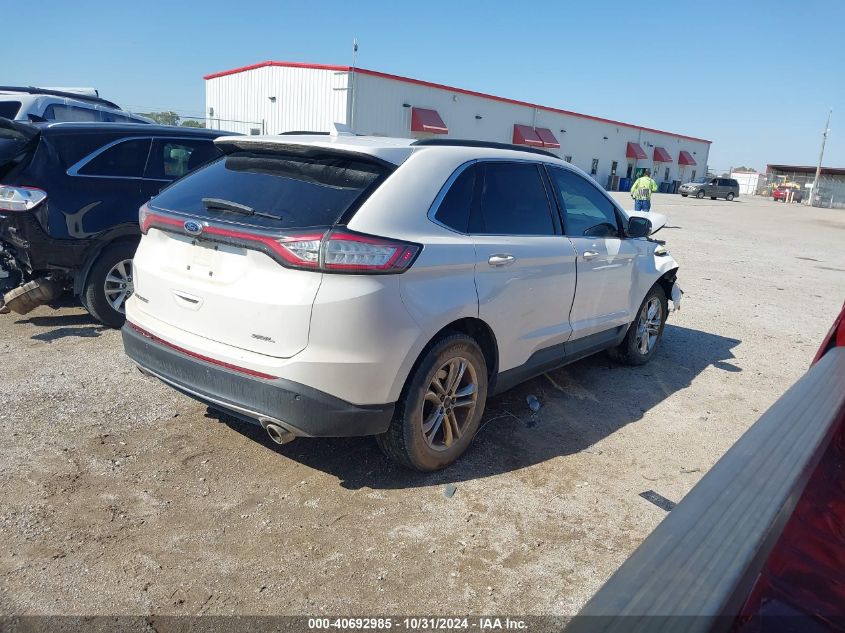 2015 Ford Edge Sel VIN: 2FMTK3J86FBC17164 Lot: 40692985