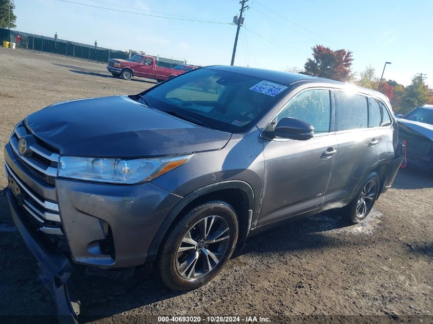 2019 Toyota Highlander Le Plus VIN: 5TDBZRFH0KS730099 Lot: 40693020