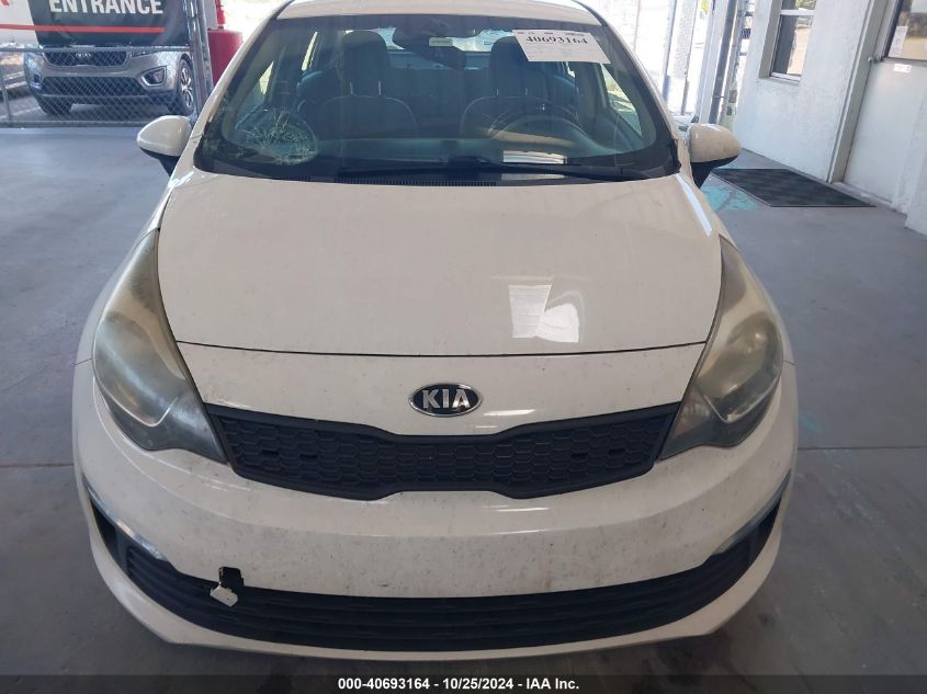 2016 Kia Rio Lx VIN: KNADM4A37G6568627 Lot: 40693164