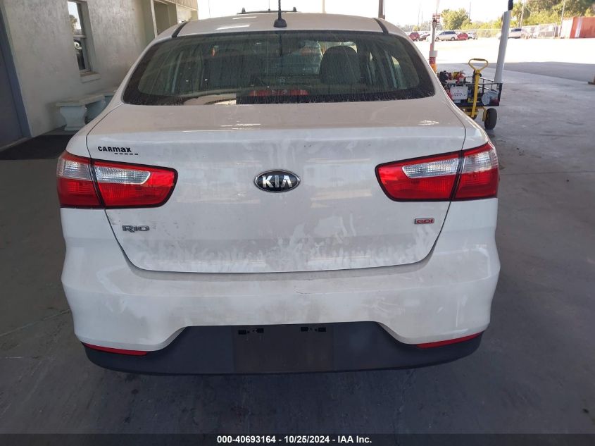 2016 Kia Rio Lx VIN: KNADM4A37G6568627 Lot: 40693164